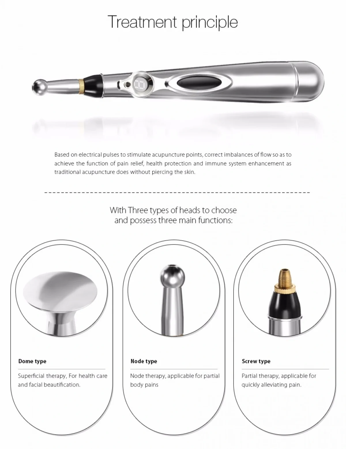 Φορητή Συσκευή / Στυλό Ηλεκτροβελονισμού - Electronic Meridian Acupuncture Pen για Αυτοθεραπεία και Ανακούφιση από Πόνους