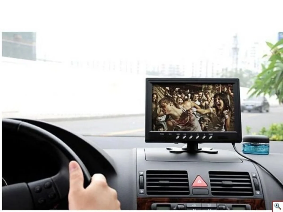 Μεγάλο Μόνιτορ - Οθόνη TFT 9" Αυτοκινήτου - Σπιτιού Παρακολούθησης CCTV με Τηλεχειριστήριο