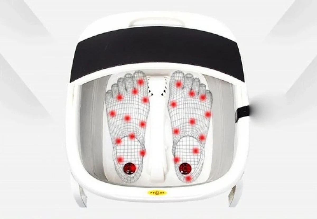 Ηλεκτρικό Ποδόλουτρο Πτυσσόμενο Spa με Μασάζ & Υπέρυθρη Θέρμανση