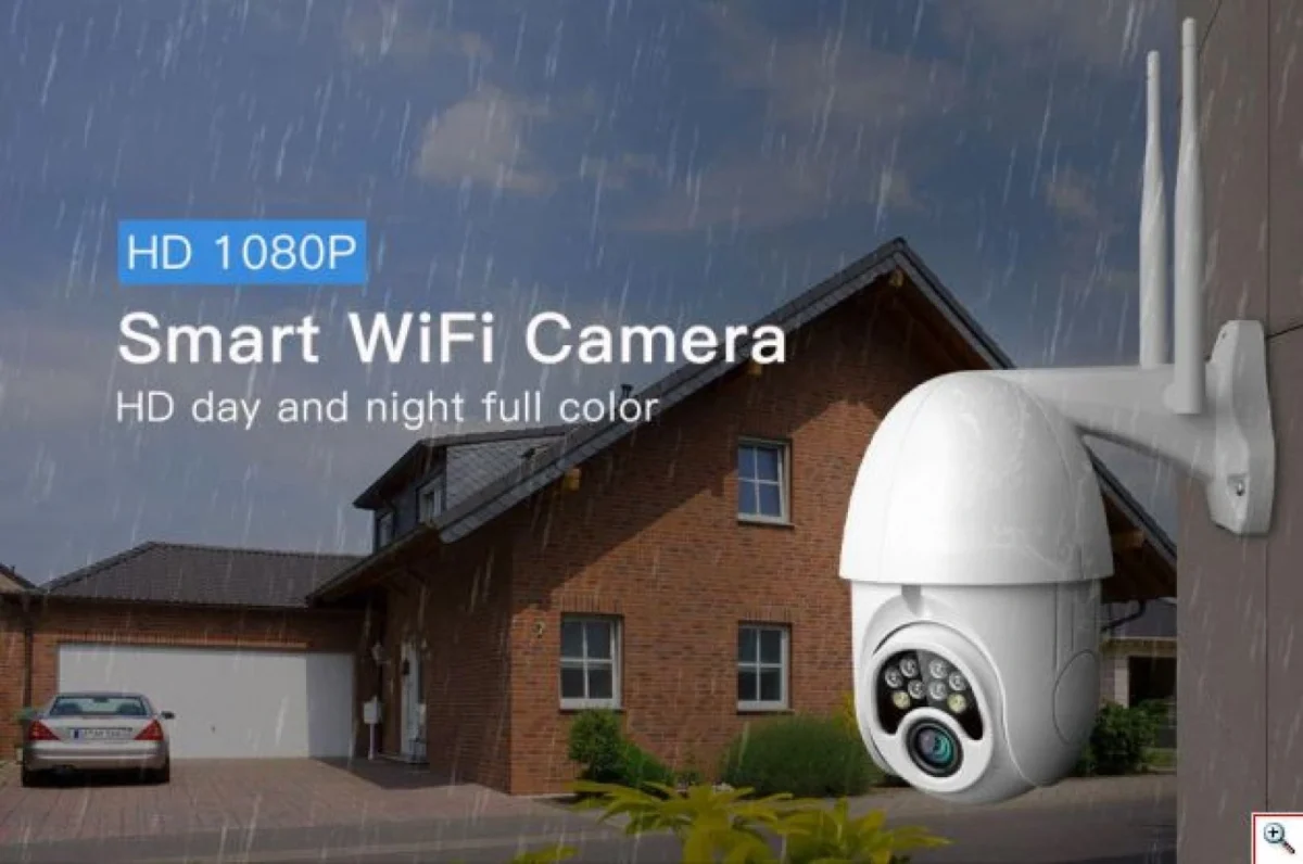 Αδιάβροχη Ασύρματη IP WiFi Κάμερα FHD 1080p με Νυχτερινή Λήψη, Tracking Ανιχνευτή Κίνησης, Ειδοποίηση στο Κινητό, Mic, Ηχείο (Ενδοεπικοινωνία Μωρού)