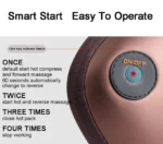 Ηλεκτρικό Μαξιλάρι Μασάζ Shiatsu Αυχένα, Κεφαλιού, Ποδιών & Σώματος για Σπίτι & Αυτοκίνητο - Massage Cushion