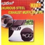 Διακοσμητικό Άκρο - Διπλή Τετράγωνη Μπούκα Εξάτμισης 60mm - Exhaust Muffle Maxeed 26145