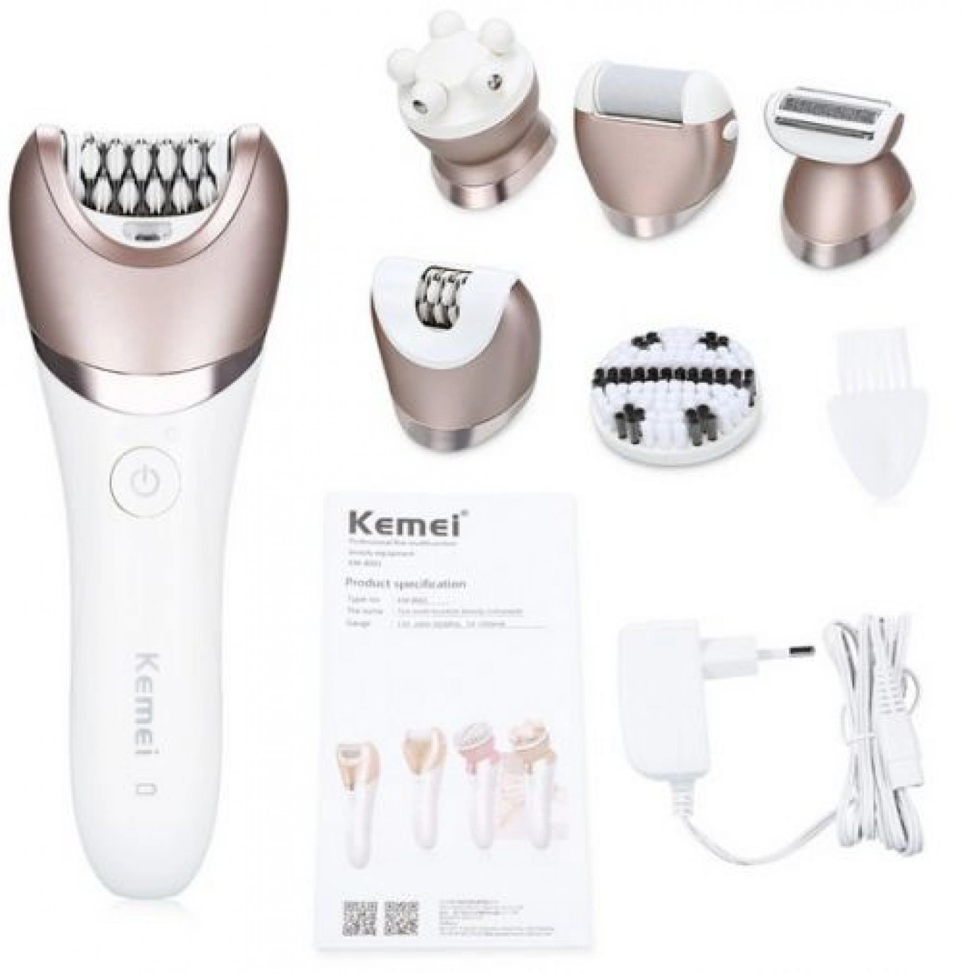 Επαναφορτιζόμενη Συσκευή Περιποίησης 5 σε 1 Αποτρίχωση - Beauty Tools Kit Lady Hair Remover Επαναφορτιζόμενη Συσκευή Περιποίησης 5 σε 1 Αποτρίχωση - Beauty Tools Kit Lady Hair Remover