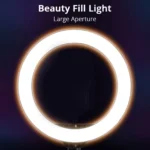 Φωτογραφικό Ring Light LED USB 26cm Φωτιστικό Δαχτυλίδι με 3 Χρώματα Φωτισμού, Dimmer, Stand & Βάση για Κινητό - Photo Lamp