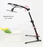 Φωτογραφικό Ring Light LED USB 26cm Φωτιστικό Δαχτυλίδι με 3 Χρώματα Φωτισμού, Dimmer, Stand & Βάση για Κινητό - Photo Lamp