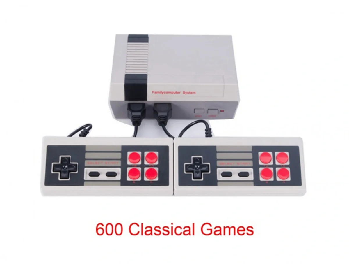 Ρετρό Παιχνιδομηχανή με 600 παιχνίδια - Mini Entertainment System