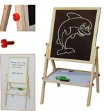 Ξύλινος Διπλός Πίνακας Γραφής και Ζωγραφικής
