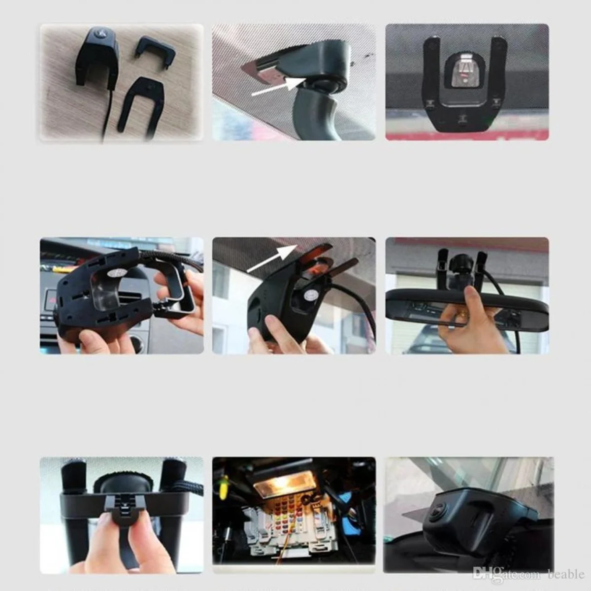 Wifi Κρυφή Κάμερα Αυτοκινήτου Full HD με Ανίχνευση Κίνησης G sensor & Κάμερα Οπισθοπορείας