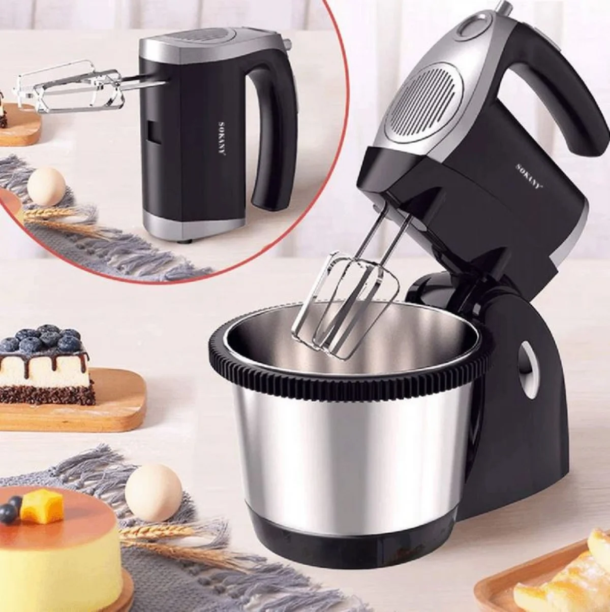 Μίξερ Χειρός 500W με κάδο SOKANY SK-921