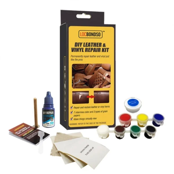 Σετ Επισκευής Δερμάτων, Δερματίνης και Βινυλίου - DIY Leather Vinyl Repair Kit