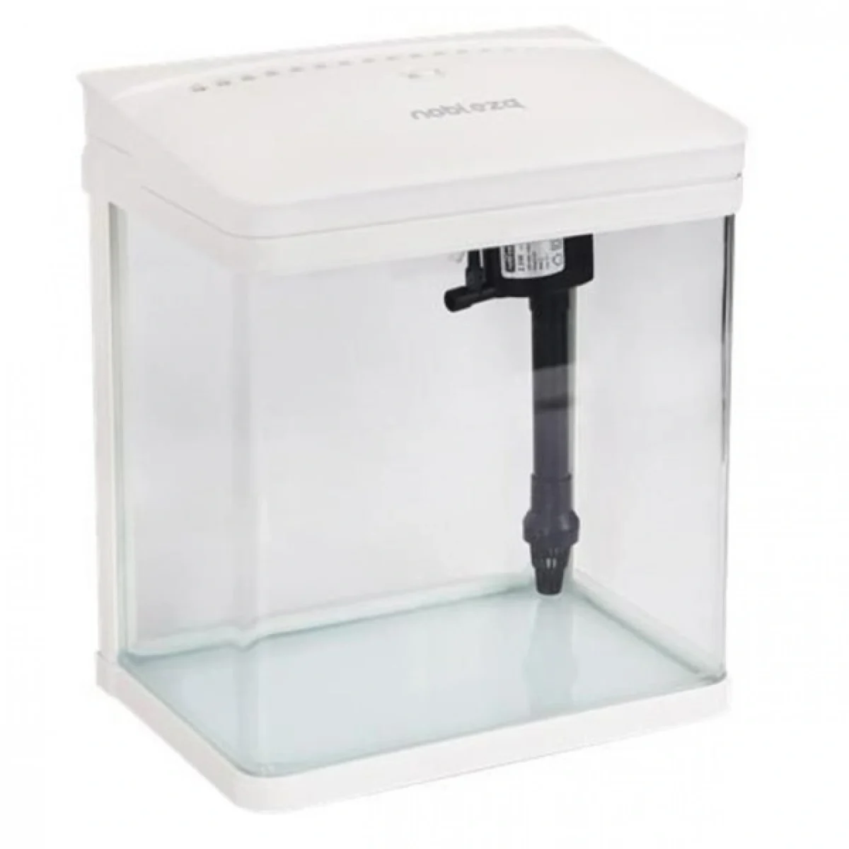 Mini Ενυδρείο - 7L με Φωτισμό LED, Αντλία Νερού και Φίλτρο, Nobleza
