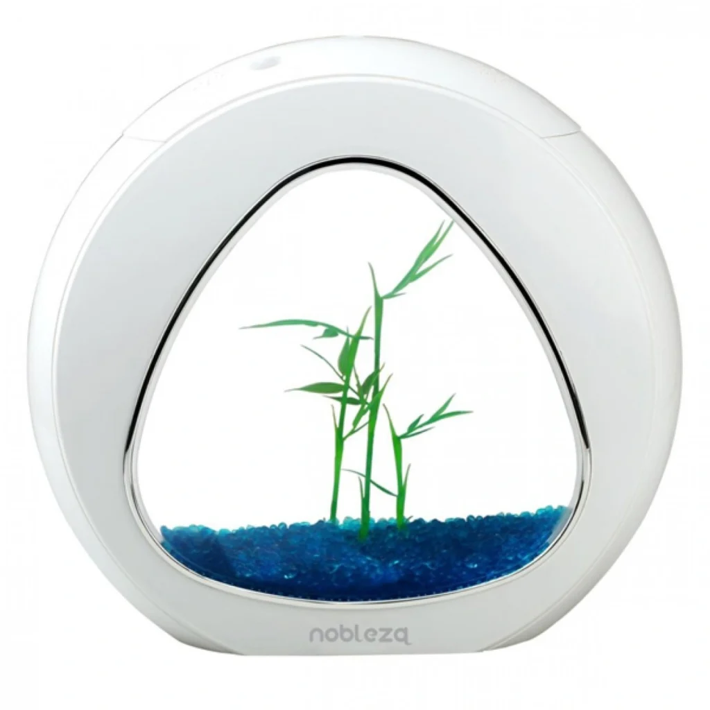 Mini Ενυδρείο - Δύο όψεων με Φωτισμό LED, Αντλία Νερού και Φίλτρο, Nobleza Λευκό 30026