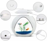 Mini Ενυδρείο - Δύο όψεων με Φωτισμό LED, Αντλία Νερού και Φίλτρο, Nobleza 30026