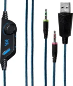 Gaming Ακουστικά headset για Βιντεοπαιχνίδια Surround Audio - Kotion Each Headset (Μπλέ-Κόκκινο)