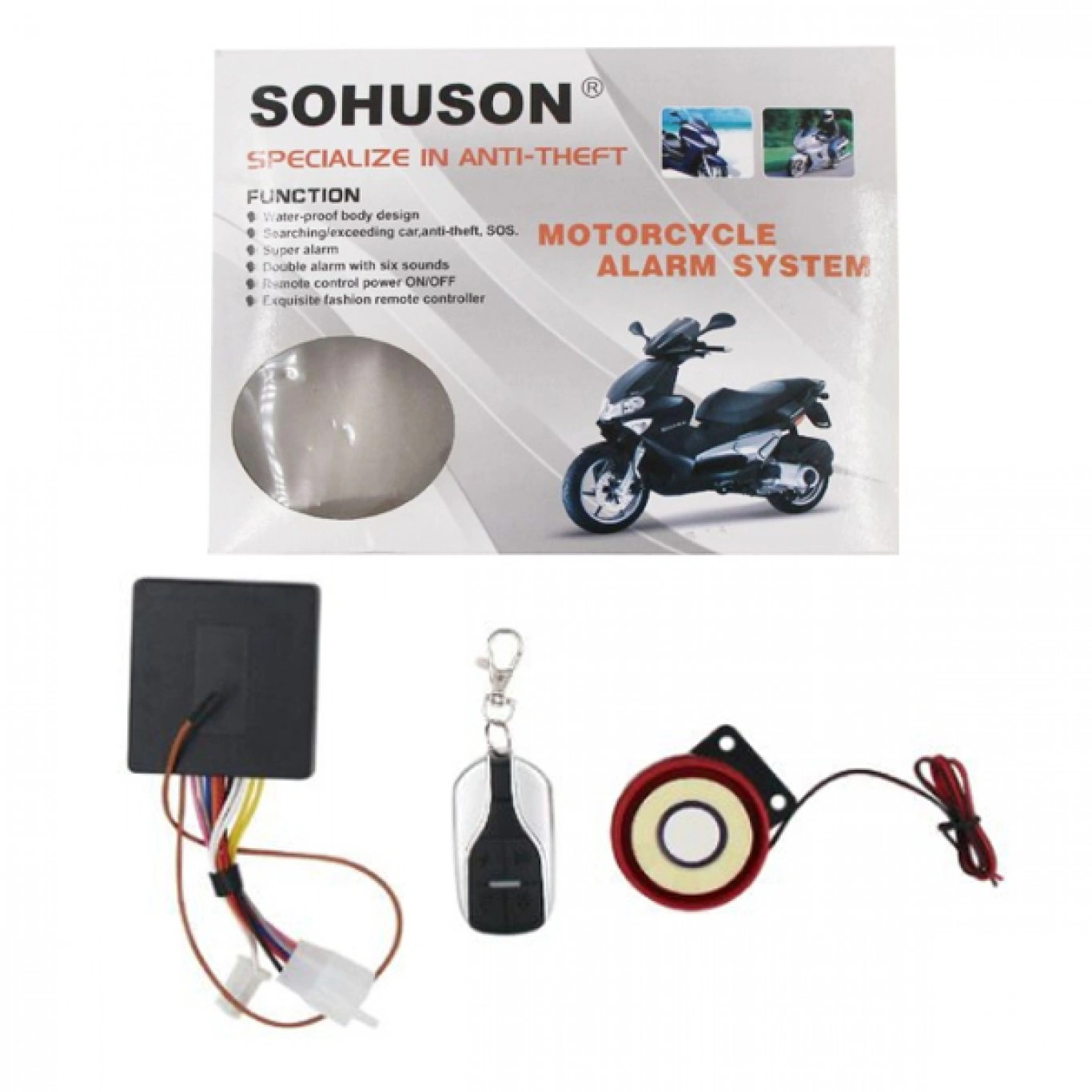 Συναγερμός Μοτοσυκλέτας με 1 Τηλεχειριστήριο Tpster 11014 Συναγερμός Μοτοσυκλέτας με 1 Τηλεχειριστήριο Tpster 11014