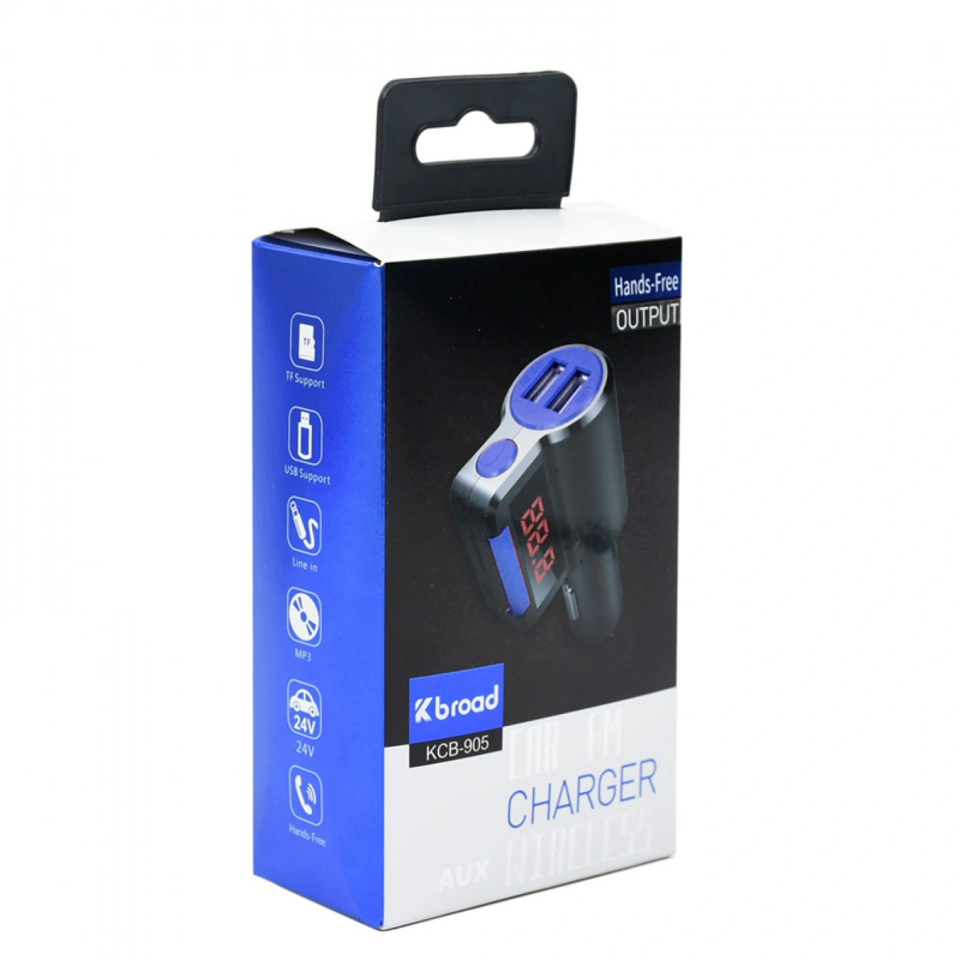 Πομπός Bluetooth USB, AUX In, MP3 Player & Φορτιστής 2 x USB 2.1A Αυτοκινήτου KCB-905 - Car FM Transmitter Πομπός Bluetooth USB, AUX In, MP3 Player & Φορτιστής 2 x USB 2.1A Αυτοκινήτου KCB-905 - Car FM Transmitter