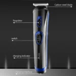 Επαναφορτιζόμενη Κουρευτική Μηχανή ΚΕΜΕΙ ΚΜ-1505 - Hair Clipper