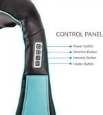 Συσκευή Μασάζ Shiatsu Songen 12V Για Αντιμετώπιση Του Πόνου Στο Λαιμό, Αυχένα, Πλάτη Με Θερμότητα - Υπέρυθρη Ακτινοβολία