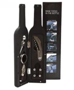 Σετ Αξεσουάρ Κρασιού σε Θήκη με Σχήμα Μπουκάλι Κρασιού
