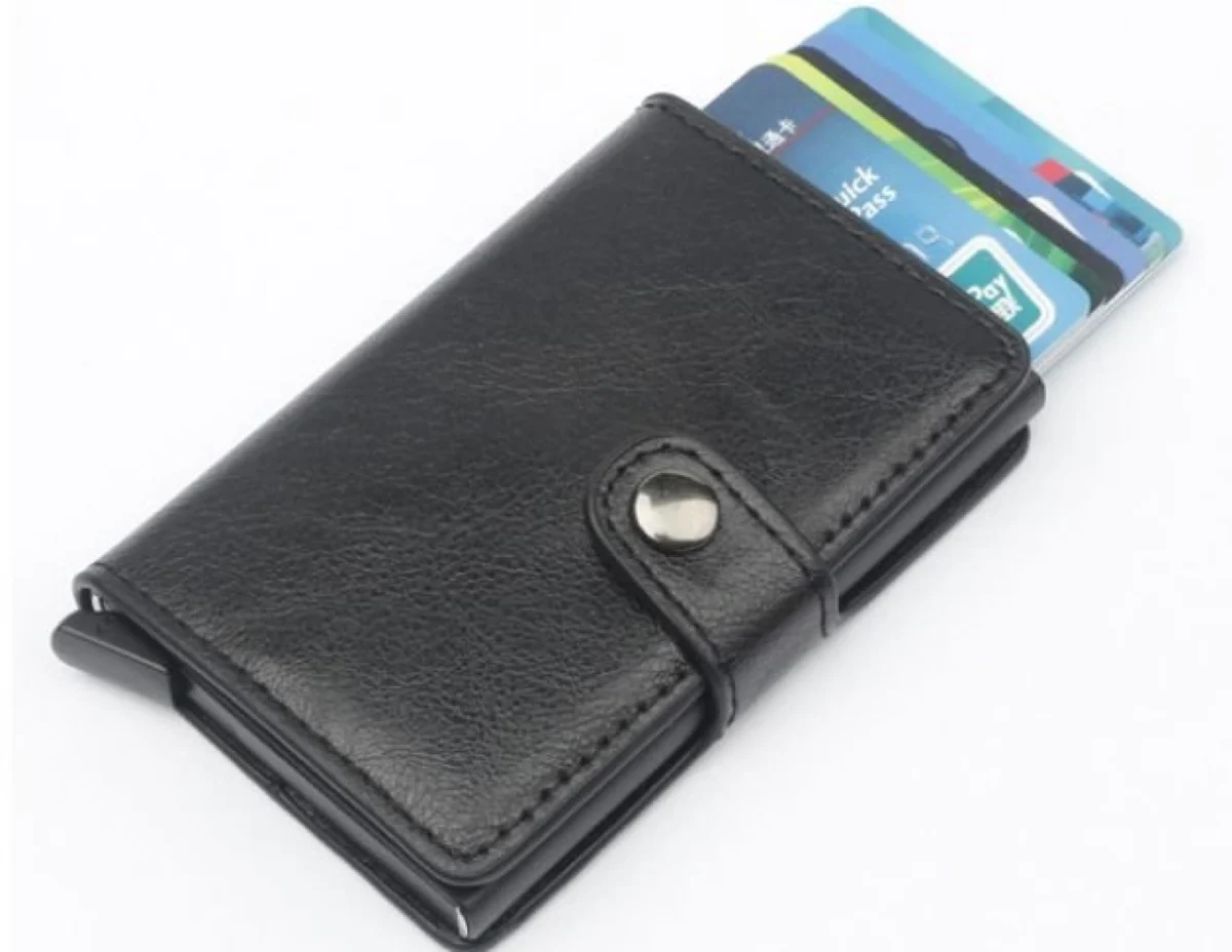 Πορτοφόλι Με Προστασία Υποκλοπής RFID & Μηχανισμό