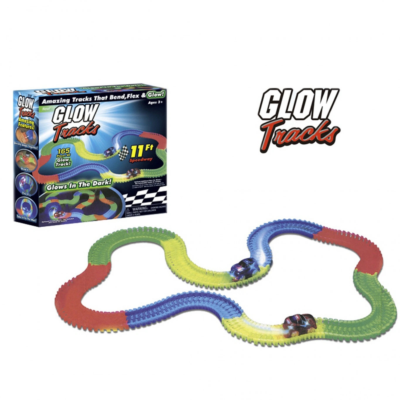 Αυτοκινητόδρομος Και αυτοκινητάκι με Led Φώς 162τεμ - Magic Tracks Αυτοκινητόδρομος Και αυτοκινητάκι με Led Φώς 162τεμ - Magic Tracks