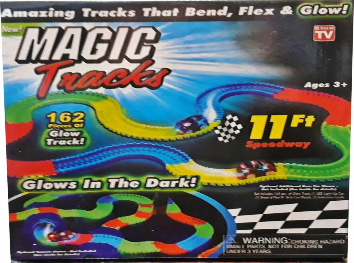 Αυτοκινητόδρομος Και αυτοκινητάκι με Led Φώς 162τεμ - Magic Tracks