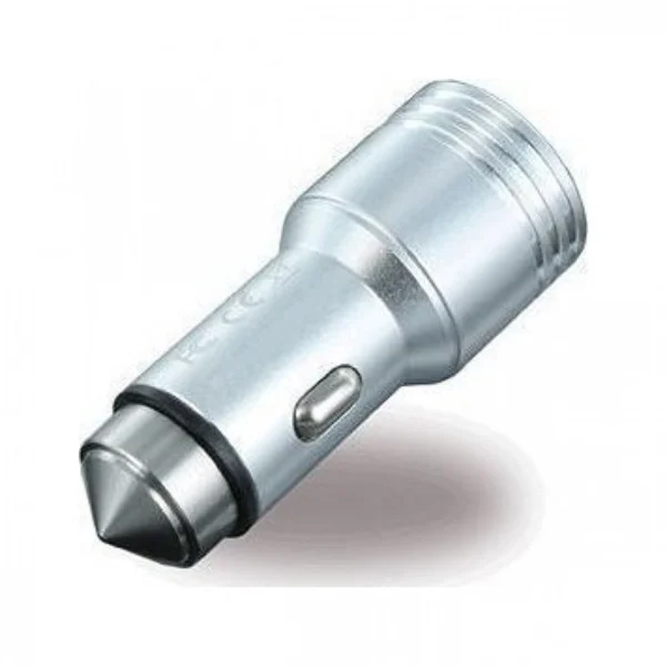Φορτιστής Αυτοκινήτου 3.1Α με 2x Θύρες USB και Θραύστης Κρυστάλλων