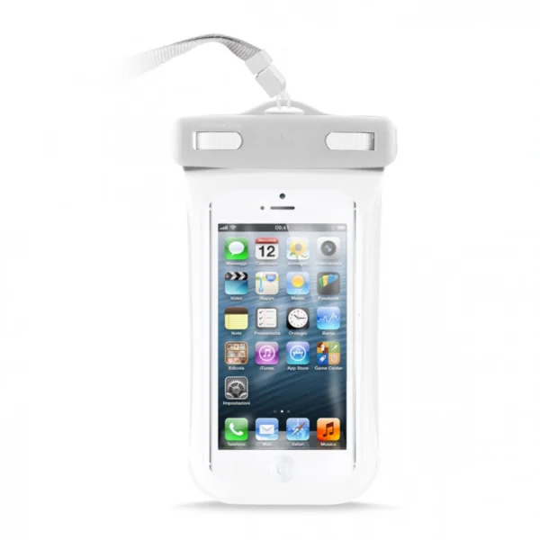 Αδιάβροχη Θήκη με Tape για Smartphones έως 6.3" ή 180mm x 105mm - Μαύρο