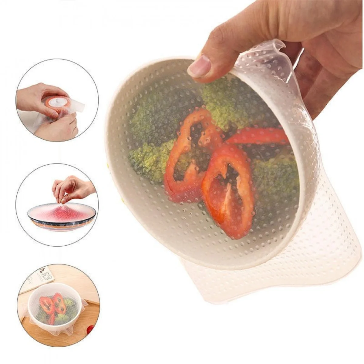 Οικολογικές Μεμβράνες Τροφίμων Πολλαπλών Χρήσεων - Stretch Fresh