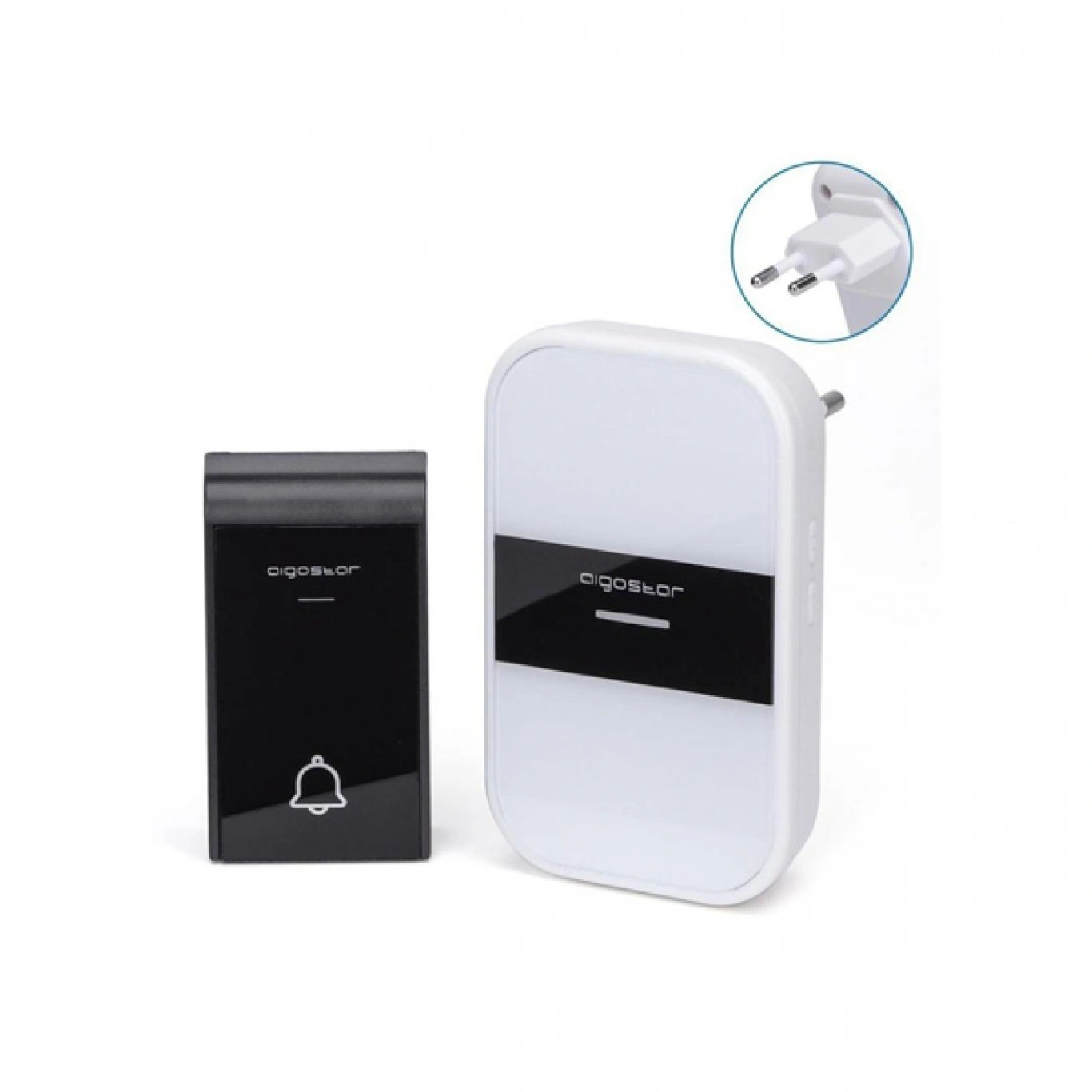 Αδιάβροχο Ασύρματο Κουδούνι Ρεύματος 150μ με Ρυθμιζόμενη Ένταση, Φωτισμό & 36 Μελωδίες Aigostar 97919 Αδιάβροχο Ασύρματο Κουδούνι Ρεύματος 150μ με Ρυθμιζόμενη Ένταση, Φωτισμό & 36 Μελωδίες Aigostar 97919