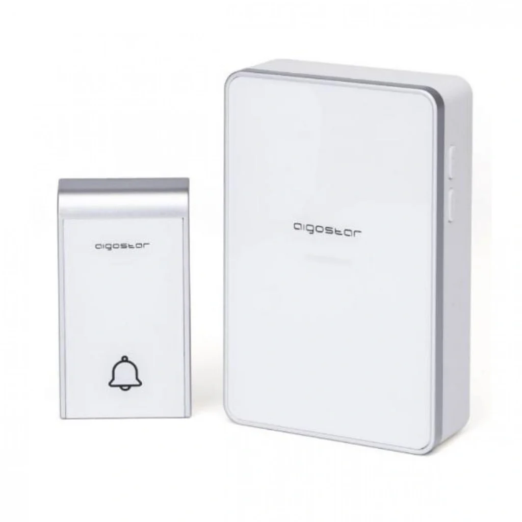 Αδιάβροχο Ασύρματο Κουδούνι Μπαταρίας 150μ με Ρυθμιζόμενη Ένταση, Φωτισμό & 36 Μελωδίες Aigostar 97971