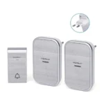 Διπλό Ασύρματο Κουδούνι Ρεύματος Μακράς Εμβέλειας 150μ με 36 Μελωδίες Aigostar 20852