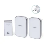 Διπλό Ασύρματο Κουδούνι Ρεύματος Μακράς Εμβέλειας 150μ με 36 Μελωδίες Aigostar 20853