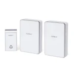 Διπλό Ασύρματο Κουδούνι Μπαταρίας Μακράς Εμβέλειας 150μ με 36 Μελωδίες Aigostar 20857