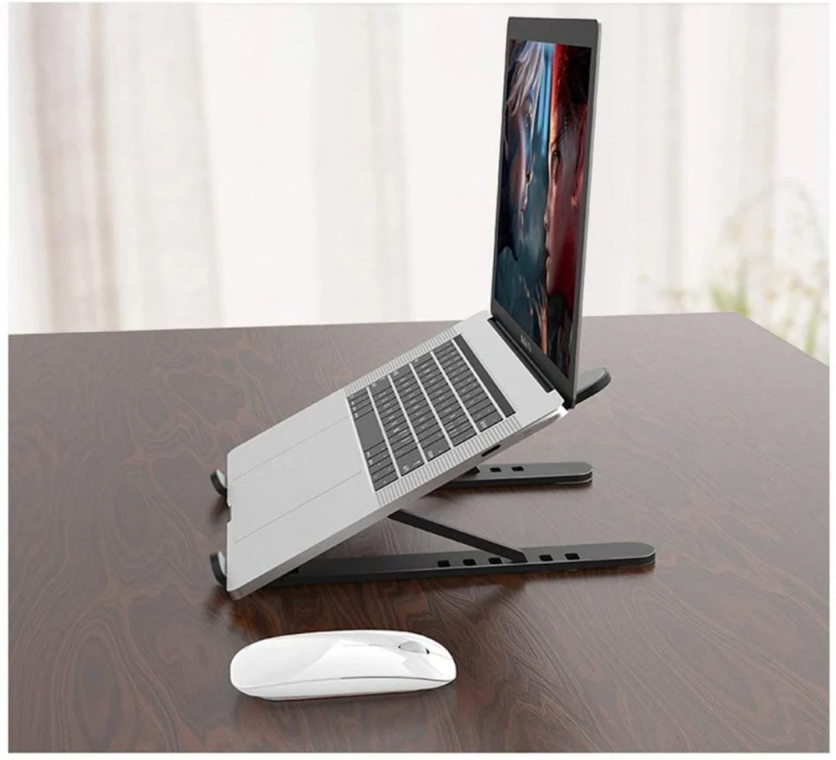 Πτυσσόμενη Φορητή Βάση Λάπτοπ με 6 Διαφορετικές Κλίσεις - Cooling Laptop Pad