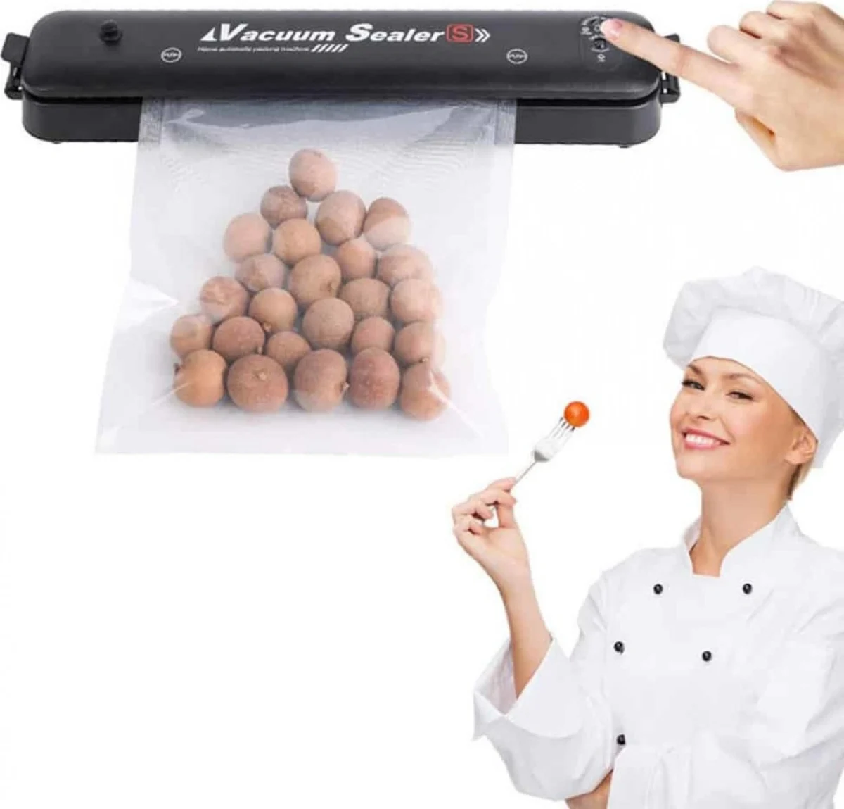 Συσκευή Αεροστεγούς Σφραγίσματος Τροφίμων - Vacuum Food Sealer