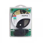 Εύκαμπτη Αδιάβροχη Ταινία LED 5 Μέτρων με Τροφοδοτικό Λευκό Ψυχρό FOYU 5050 60SMD 24w