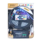 Εύκαμπτη Αδιάβροχη Ταινία LED 5 Μέτρων RGB FOYU 5050 με Τηλεχειριστήριο 60MD 7,2W/m