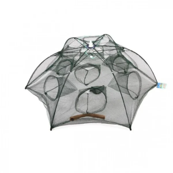 Τηλεσκοπική Παγίδα για Ψάρια - Κιούρτος με 12 Τρύπες - Εισόδους