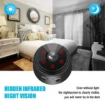 Μίνι Ασύρματη Επαναφορτιζόμενη Κρυφή WiFi Κάμερα 720p HD με Μπαταρία Νυχτερινή Λήψη, Ανιχνευτή Κίνησης, & Μικρόφωνο