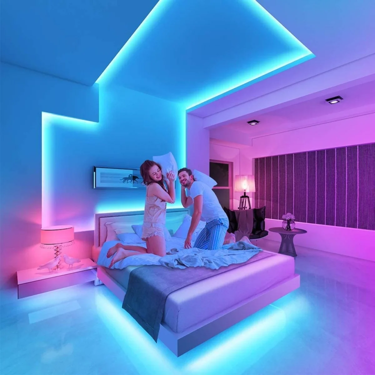 Αδιάβροχη Αυτοκόλλητη SMART Wi-Fi Ταινία LED 5050RGB 10m (2x5m)