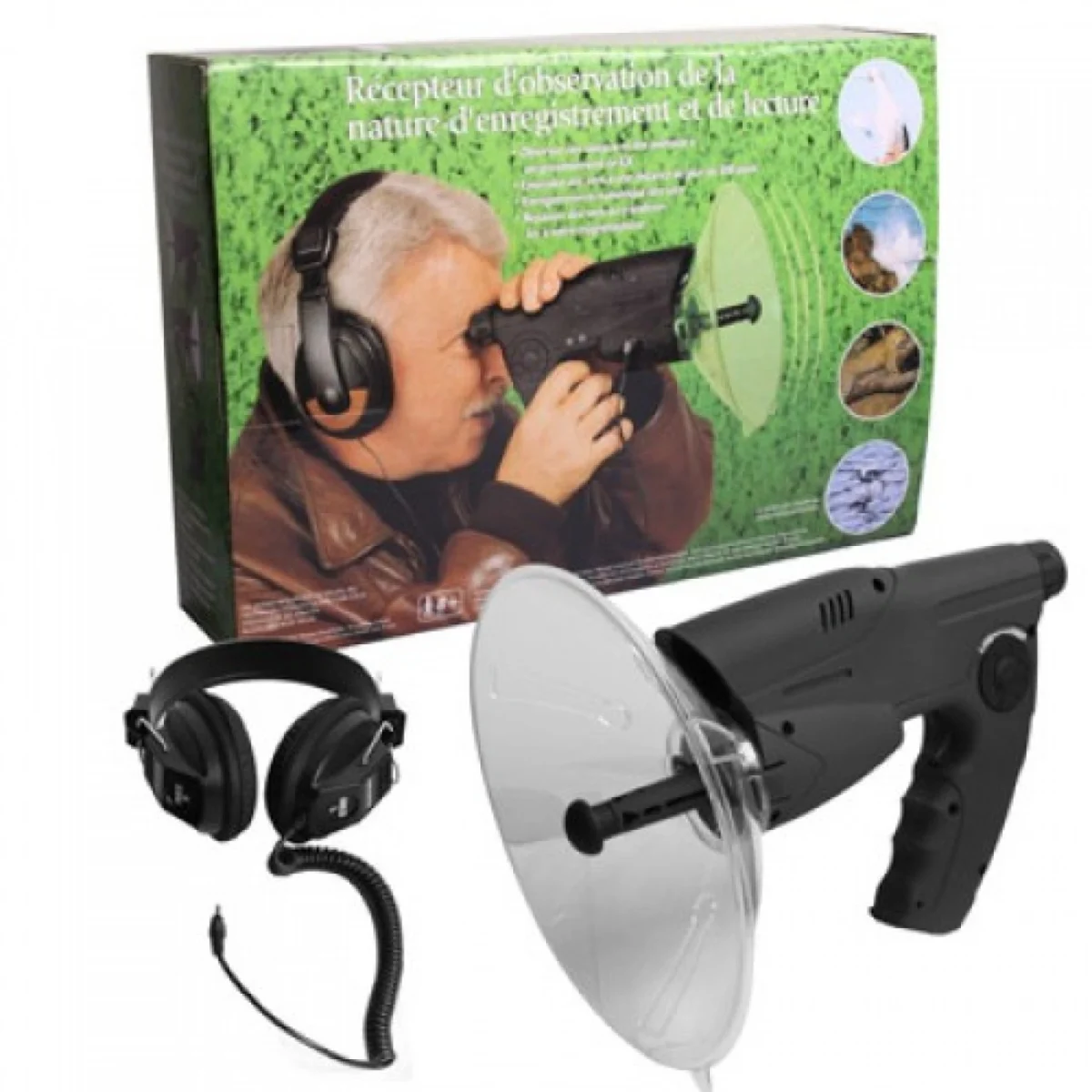 Ακουστικό Ενίσχυσης Ήχου Βιονικό Αυτί Συλλαμβάνει Ήχους Από 100 Μέτρα