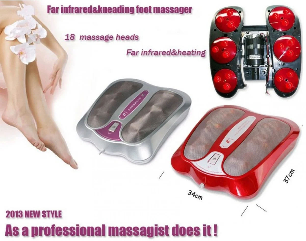 Ισχυρή Συσκευή Μασάζ Shiatsu Ποδιών με Θέρμανση Υπερύθρων PinXin PX-105