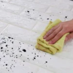 Τρισδιάστατα Αυτοκόλλητα Τοίχου – Ανάγλυφη Ταπετσαρία Τούβλο 75cm x 70cm 4 Τεμάχια Λευκό – 3D Foam Wall Sticker