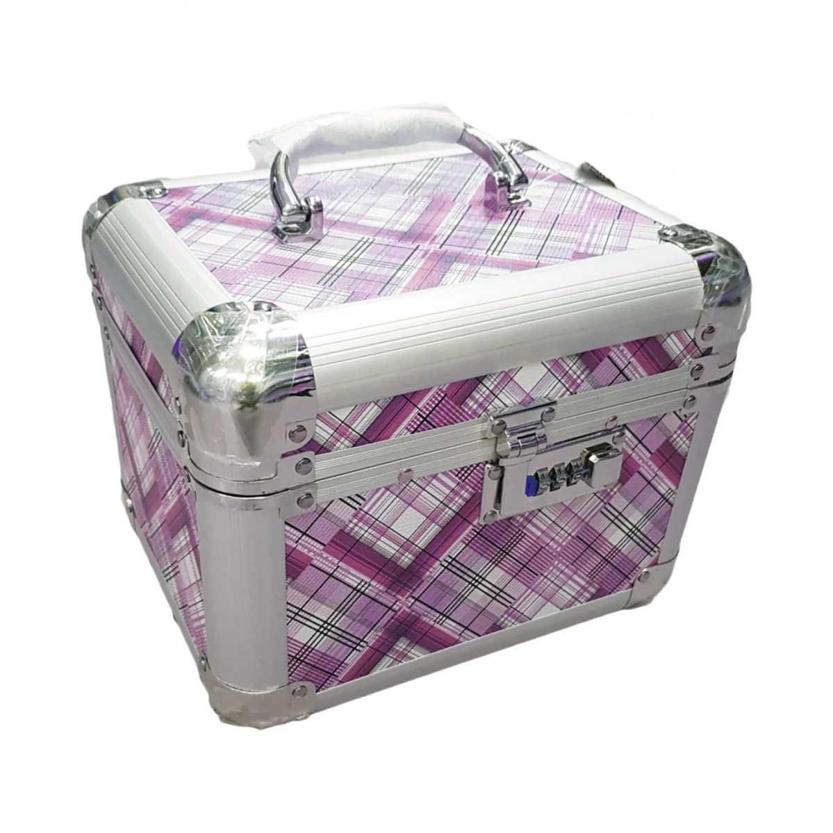 Επαγγελματικό Βαλιτσάκι Καλλυντικών - Αισθητικής Ασημένιο C3355 25x17x20εκ