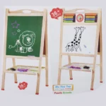 Ξύλινος Διπλός Πίνακας Γραφής και Ζωγραφικής Mu You Toy