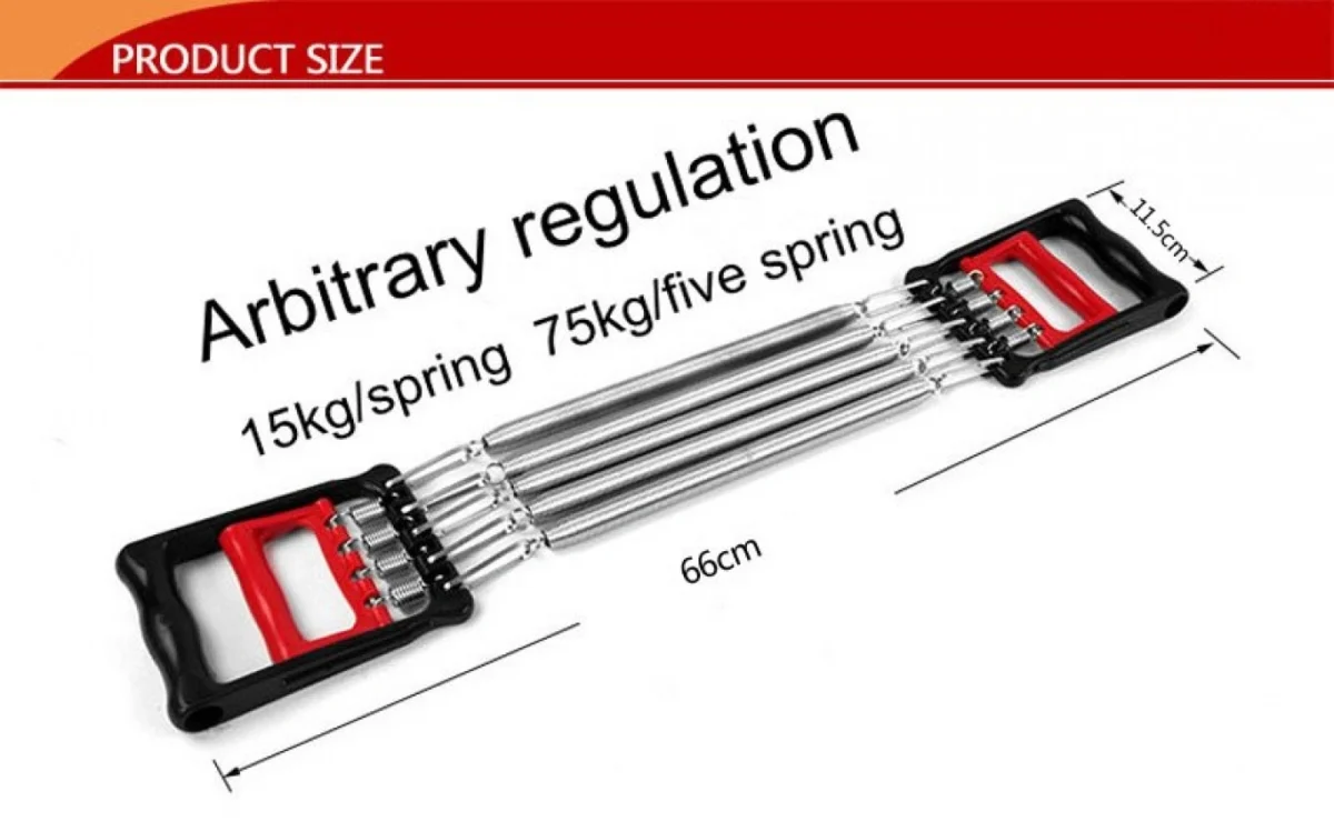 Ρυθμιζόμενα Ελατήρια Εκγύμνασης Στήθους και Καρπών διπλής χρήσης Chest Pull