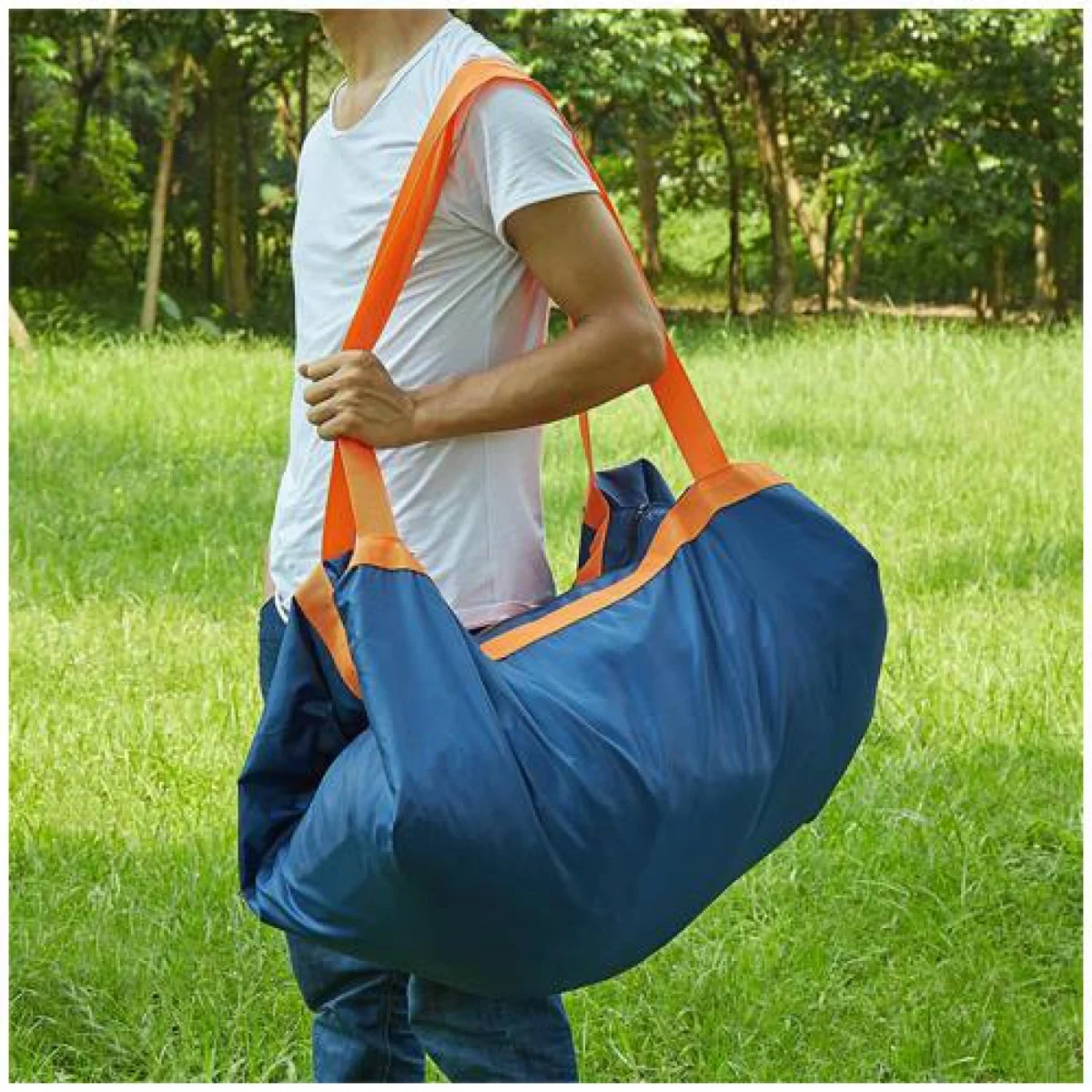 Πολυλειτουργική Οικολογική Τσάντα - Ψάθα 2 Σε 1