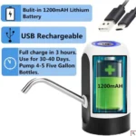 Αντλία Νερού Αυτόματη Επαναφορτιζόμενη με USB - Rechargeable Water Dispenser