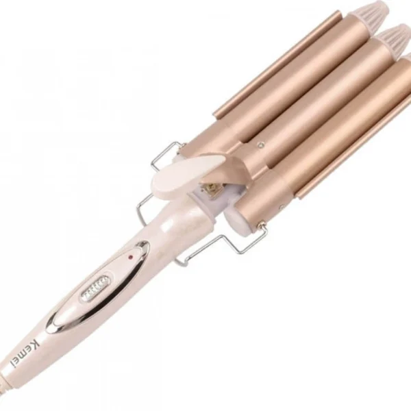 Τριπλό Ηλεκτρικό Ψαλίδι για Κυματιστό Look - KEMEI KM-1010 IONIC